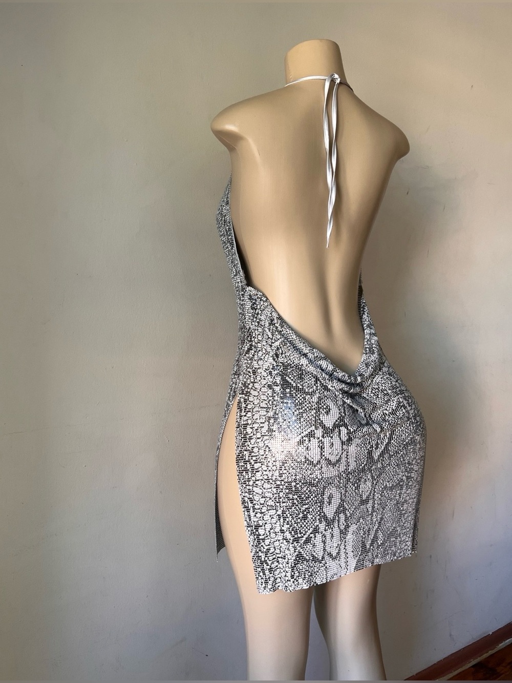 New Tiger Mist Snake Chain Mail Dress